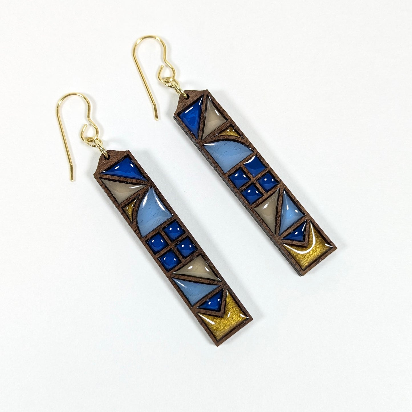 Variegated Framework Earrings