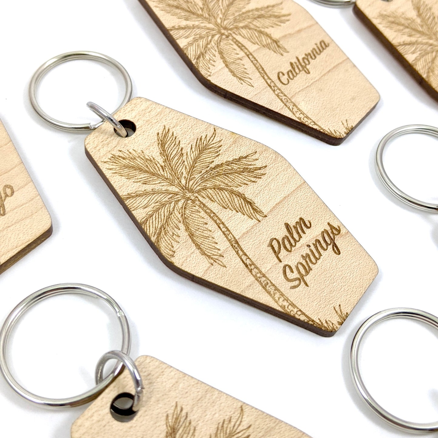 Custom Palm Tree Keychain