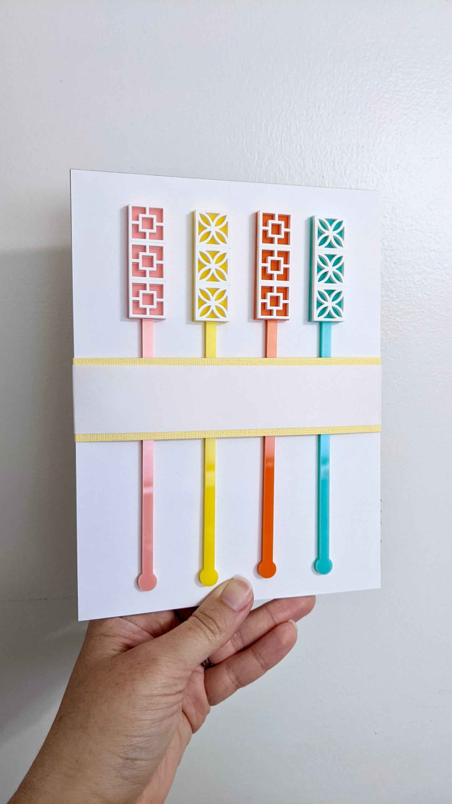 Summer Breeze Block Cocktail Stir Sticks