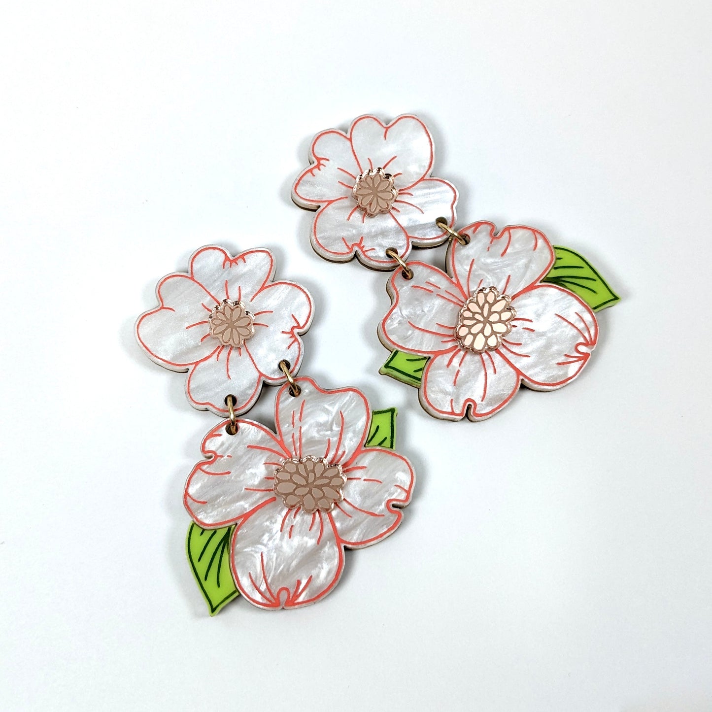 Dogwood Floral Earrings