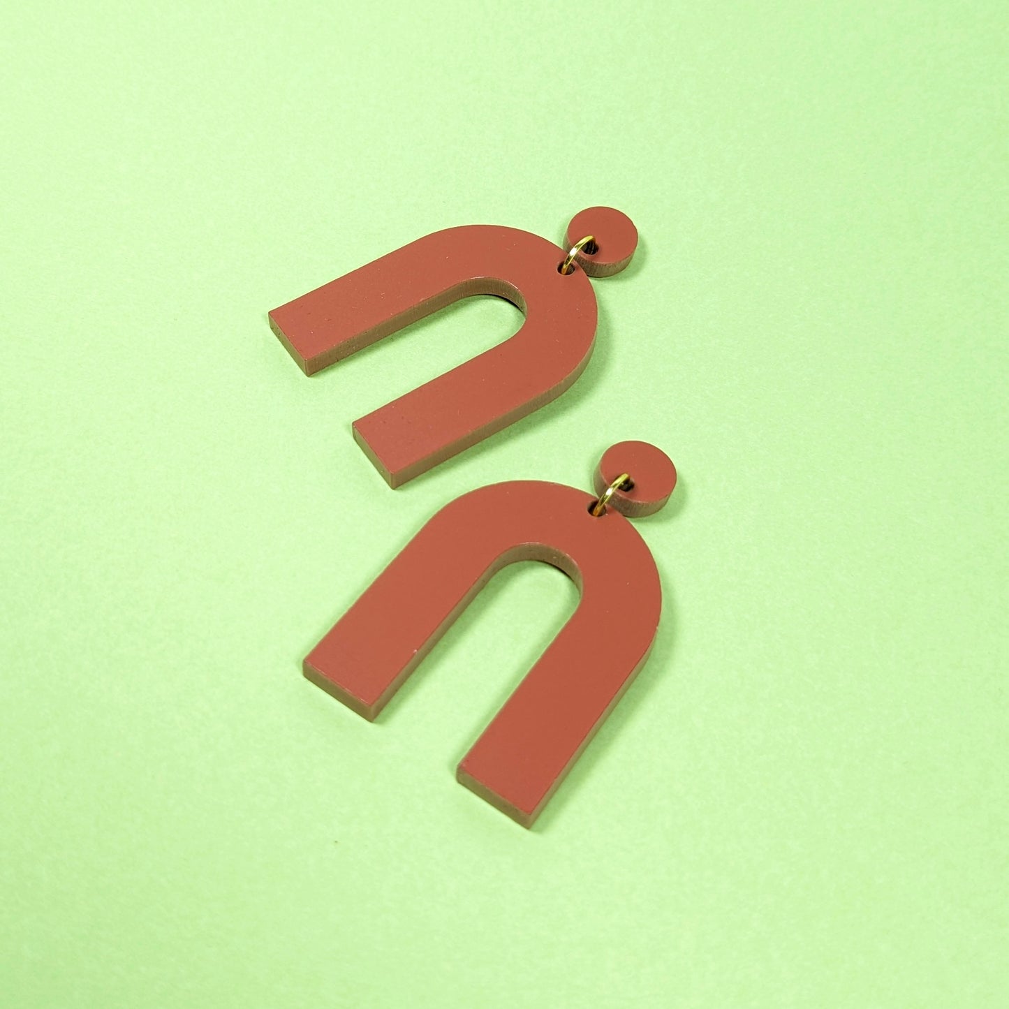 Rusty Arch Earrings