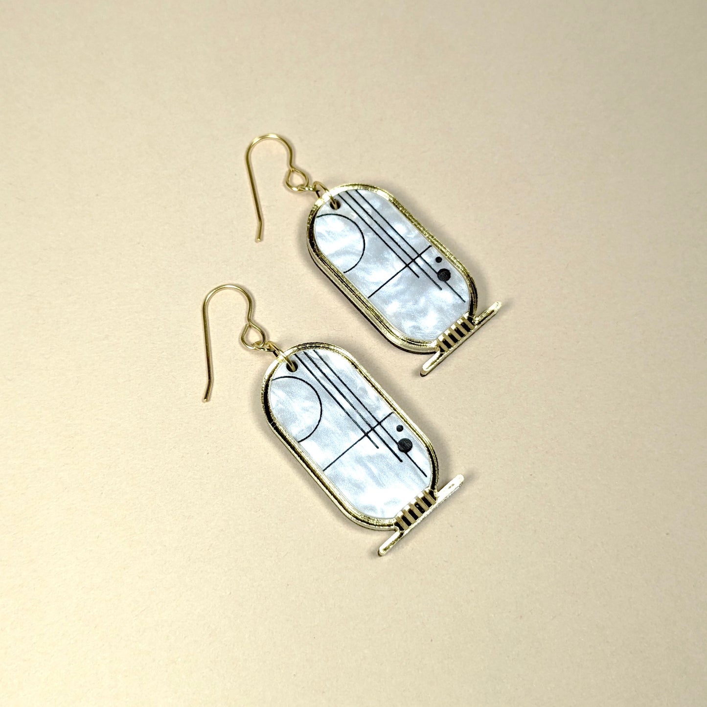 Cartouche Earrings