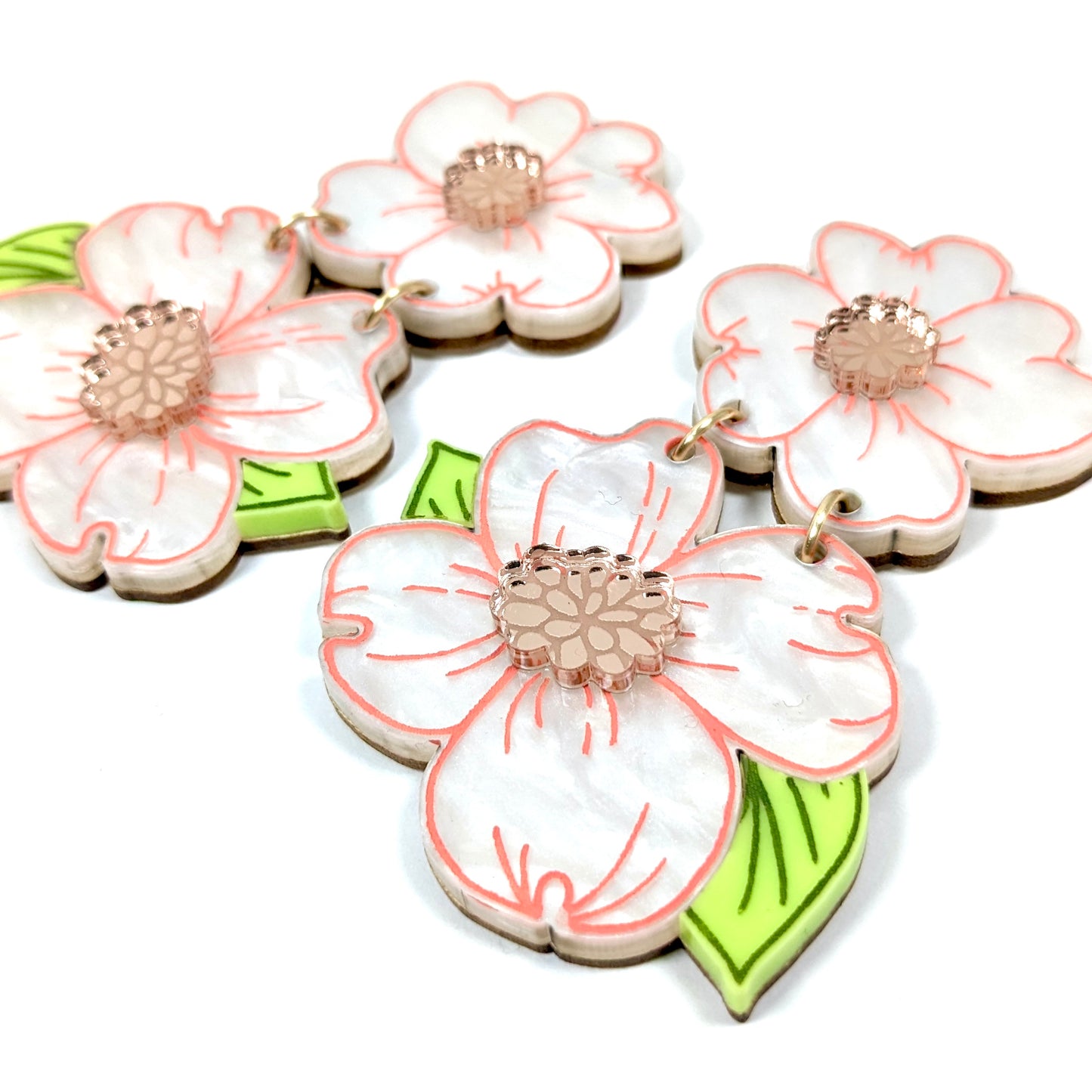 Dogwood Floral Earrings