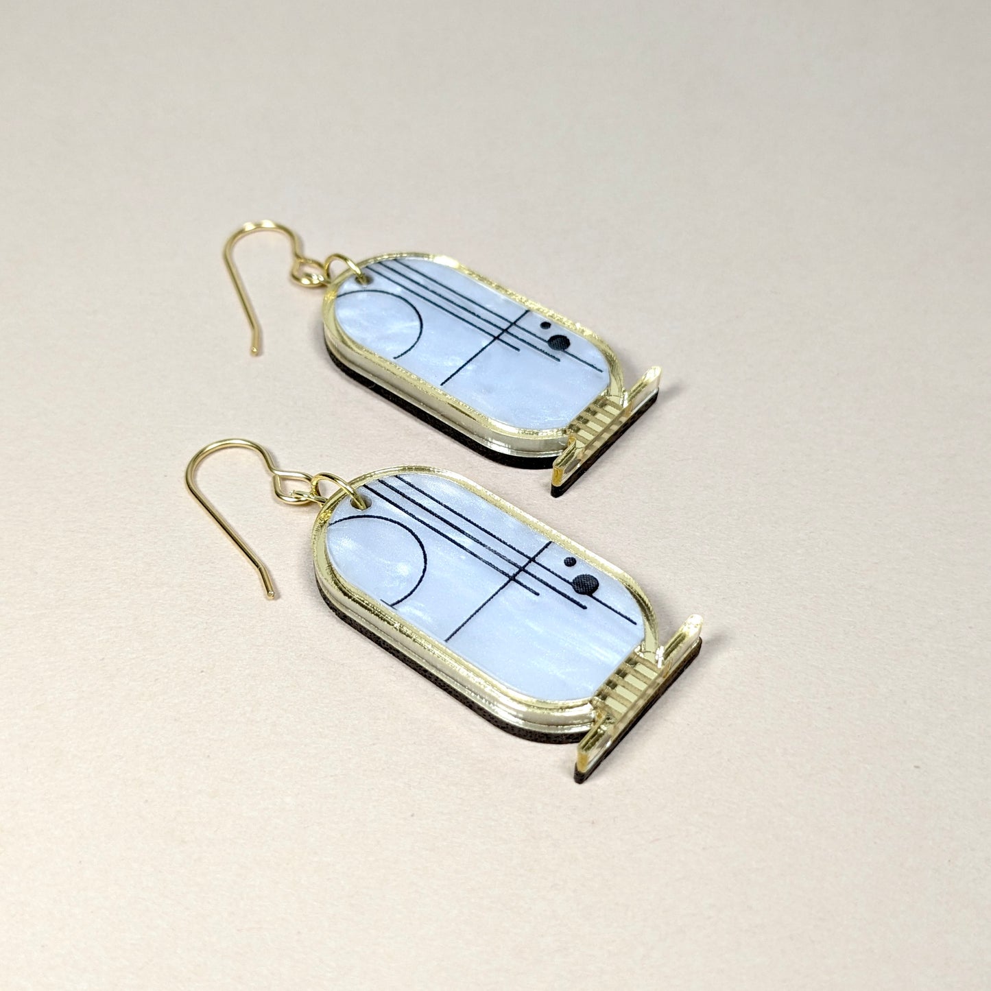 Cartouche Earrings