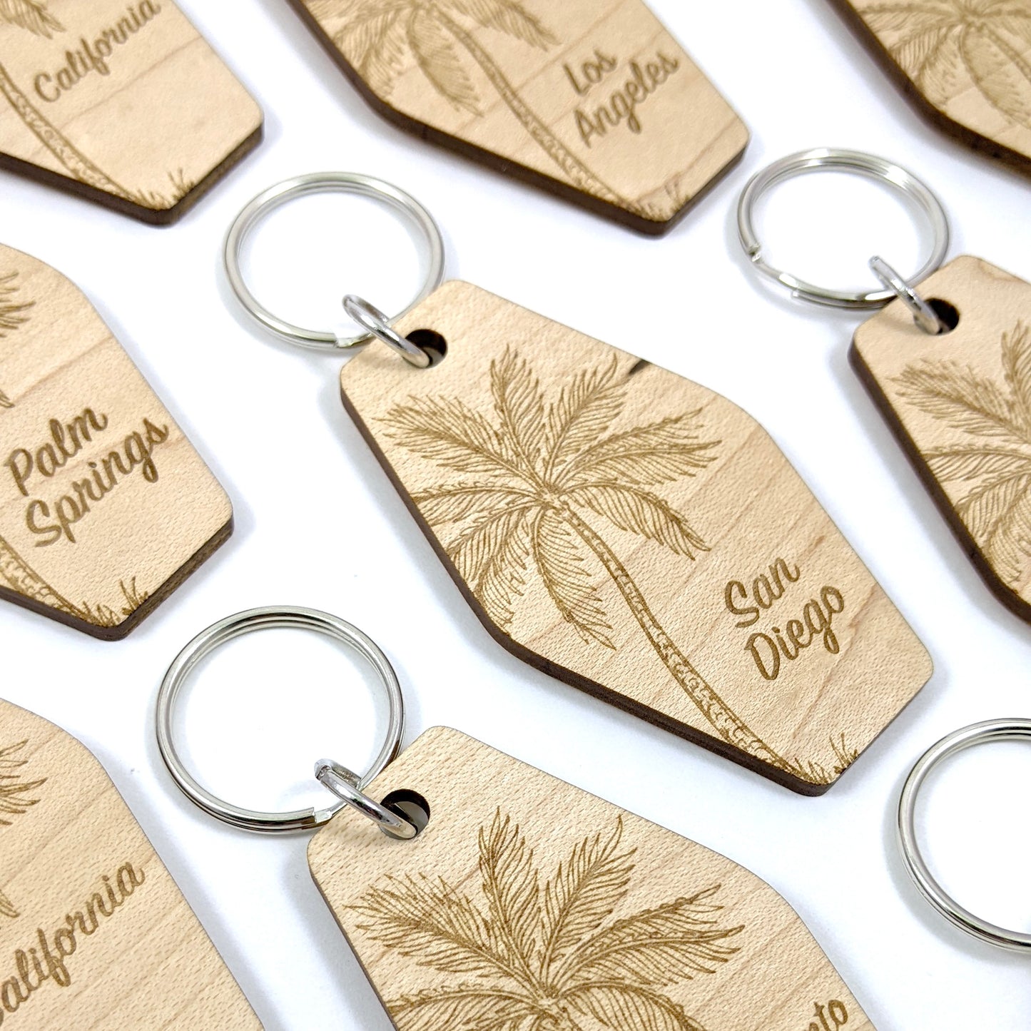 Custom Palm Tree Keychain