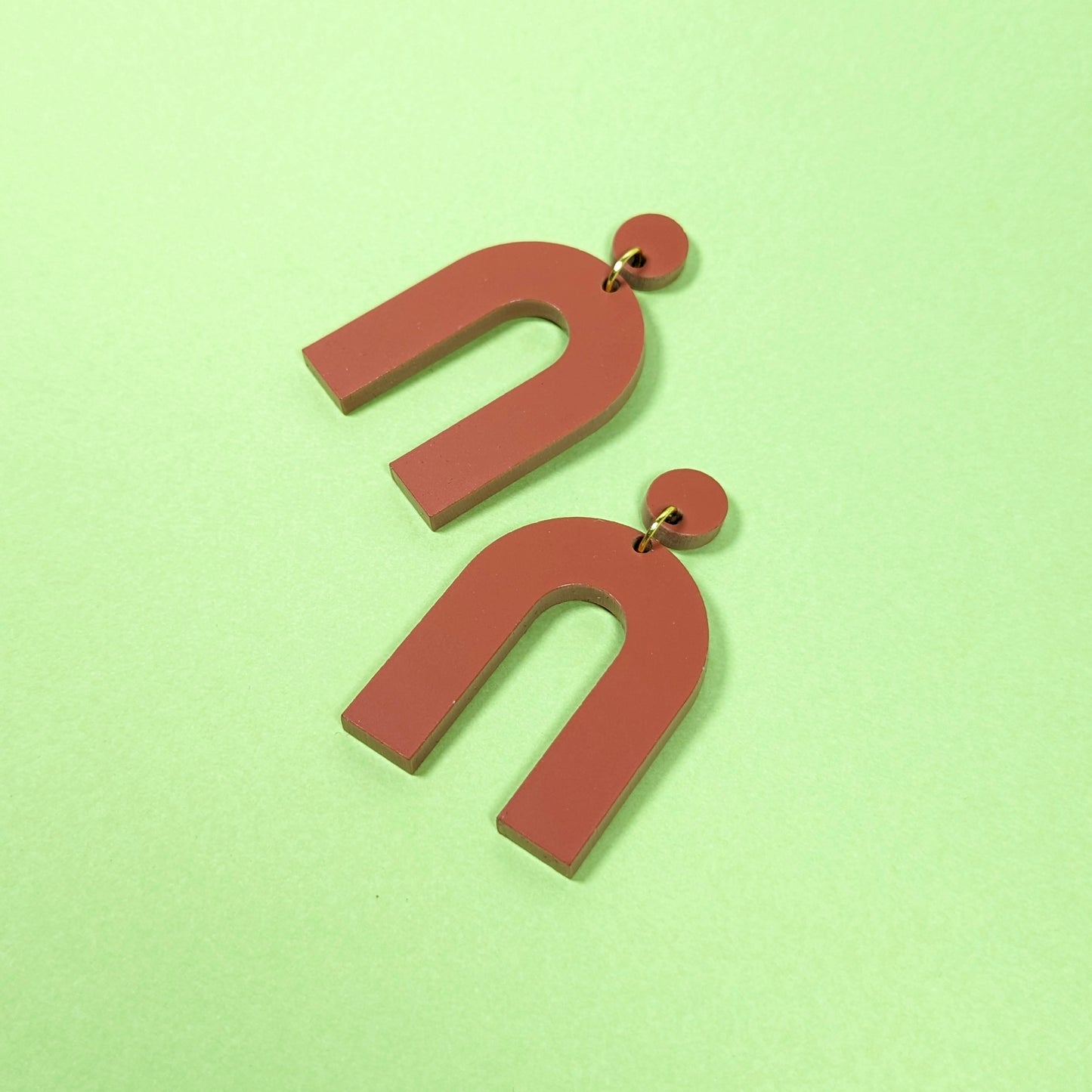 Rusty Arch Earrings