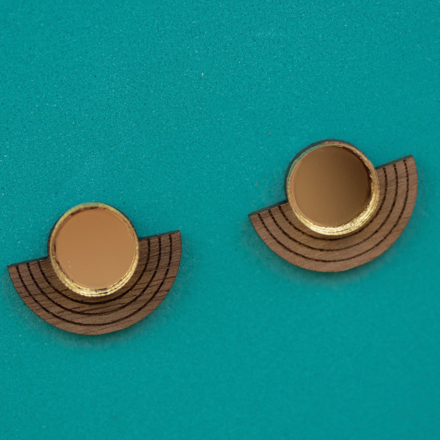 Art Deco Sunset Earrings