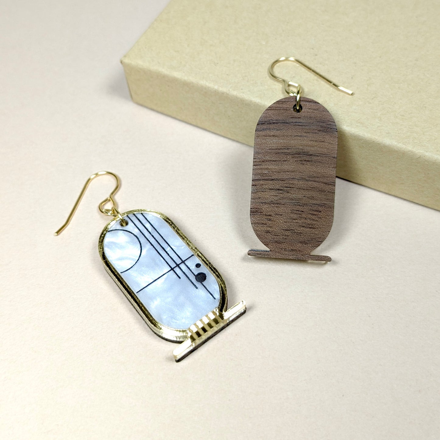 Cartouche Earrings