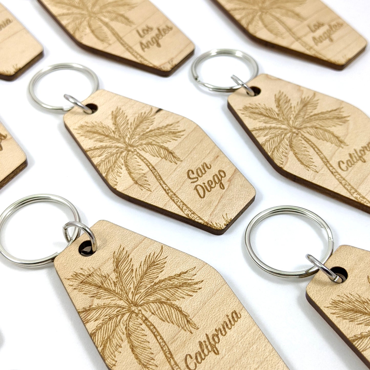 Custom Palm Tree Keychain