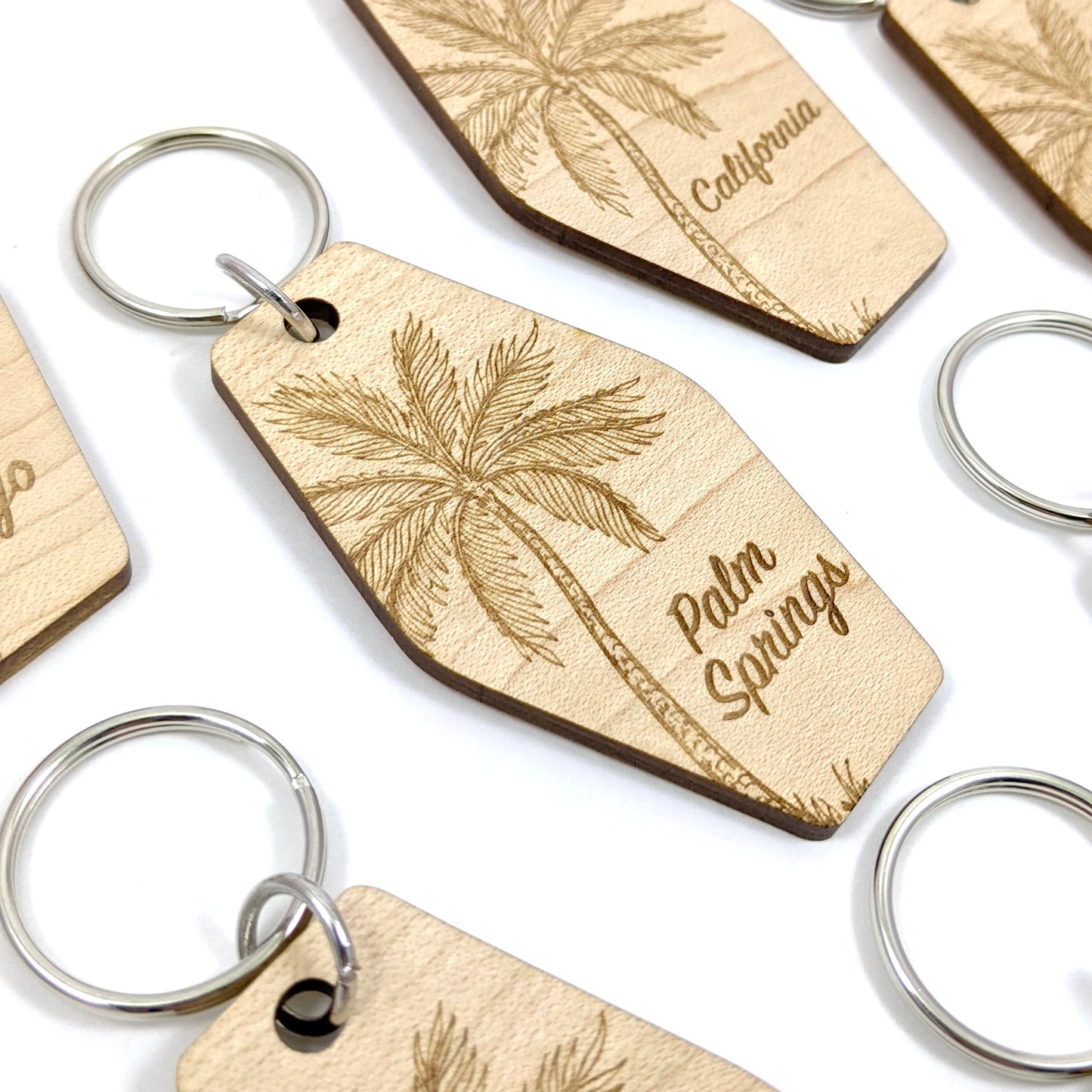 Custom Palm Tree Keychain