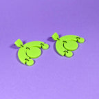 Teetering Lime Earrings