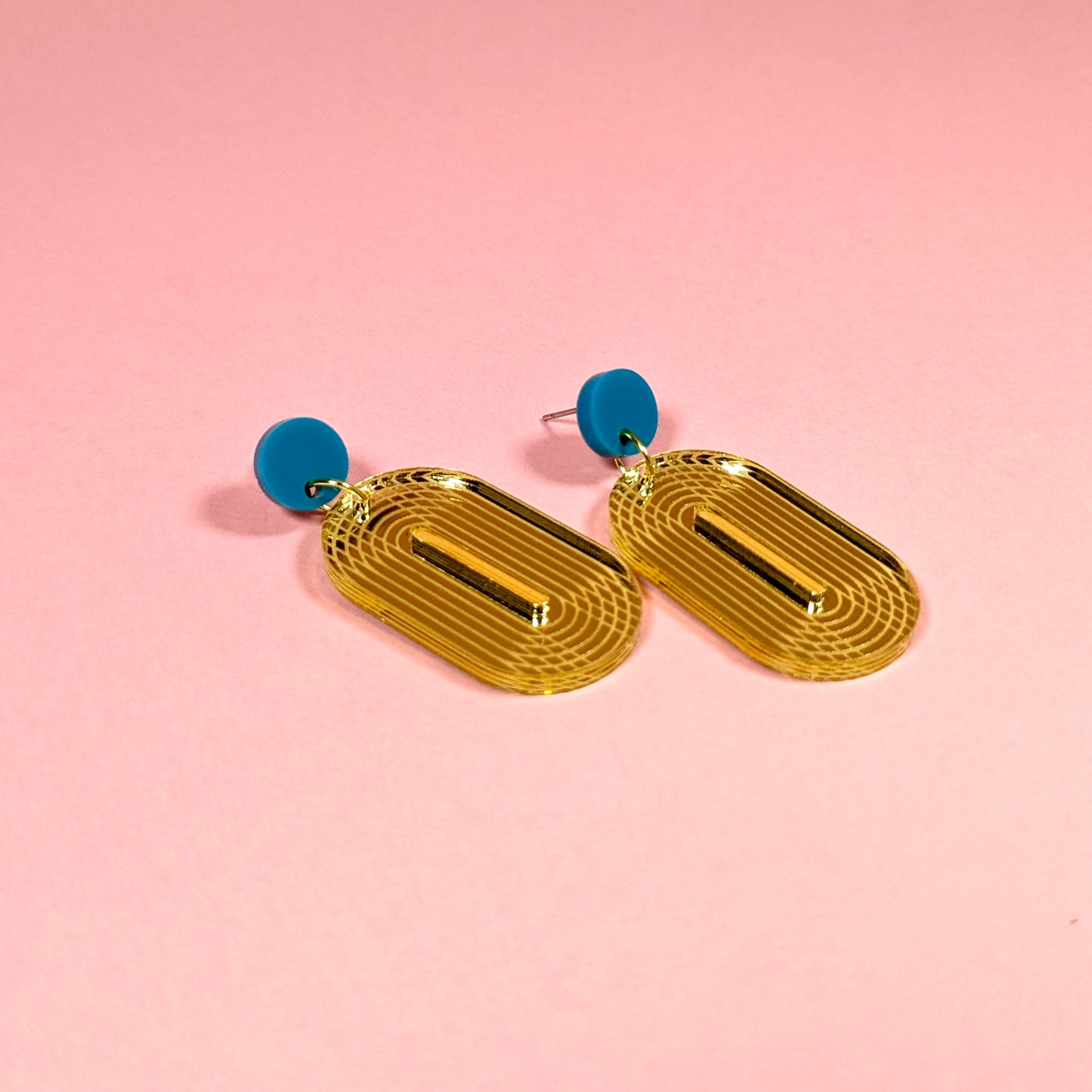 Gilded Deco Earrings