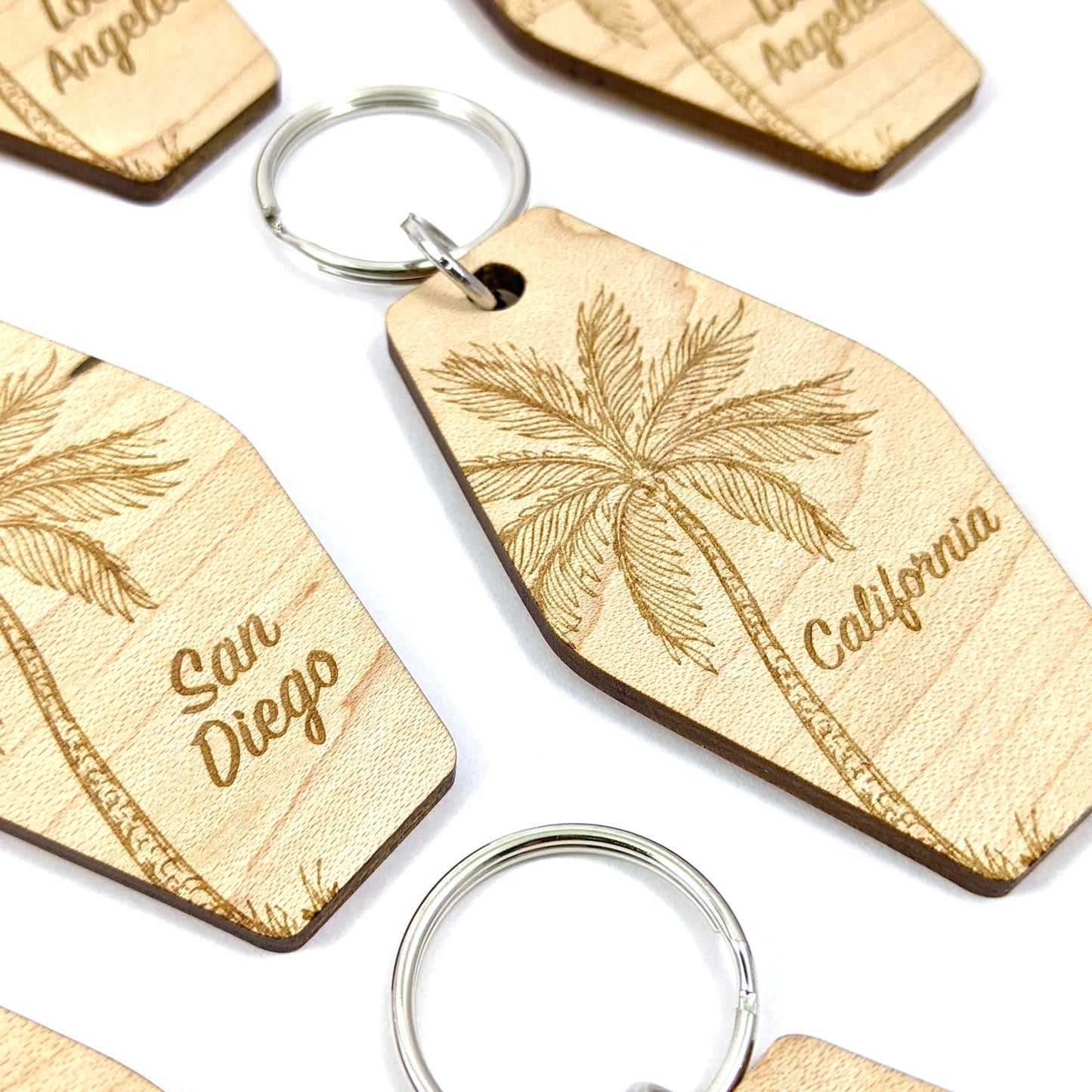 Custom Palm Tree Keychain