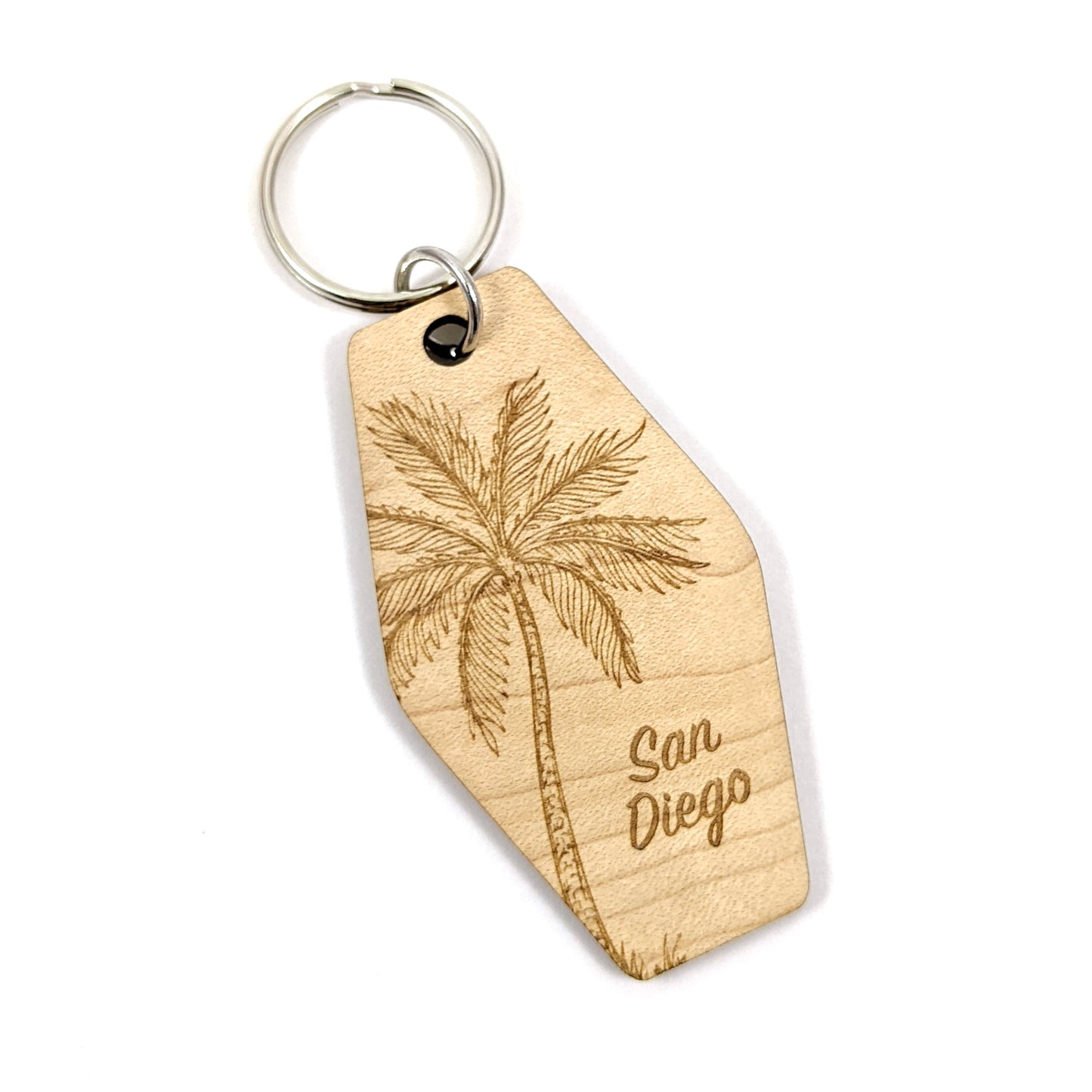 Custom Palm Tree Keychain