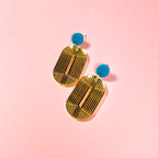 Gilded Deco Earrings