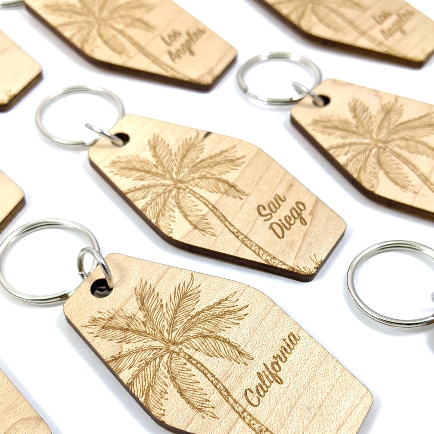 Custom Palm Tree Keychain