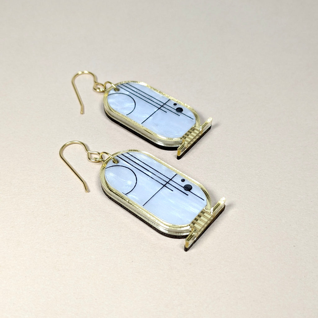 Cartouche Earrings