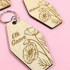 California Poppy Keychain