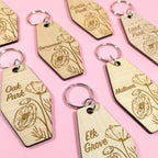 California Poppy Keychain