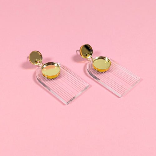 Art Deco Sunrise Earrings