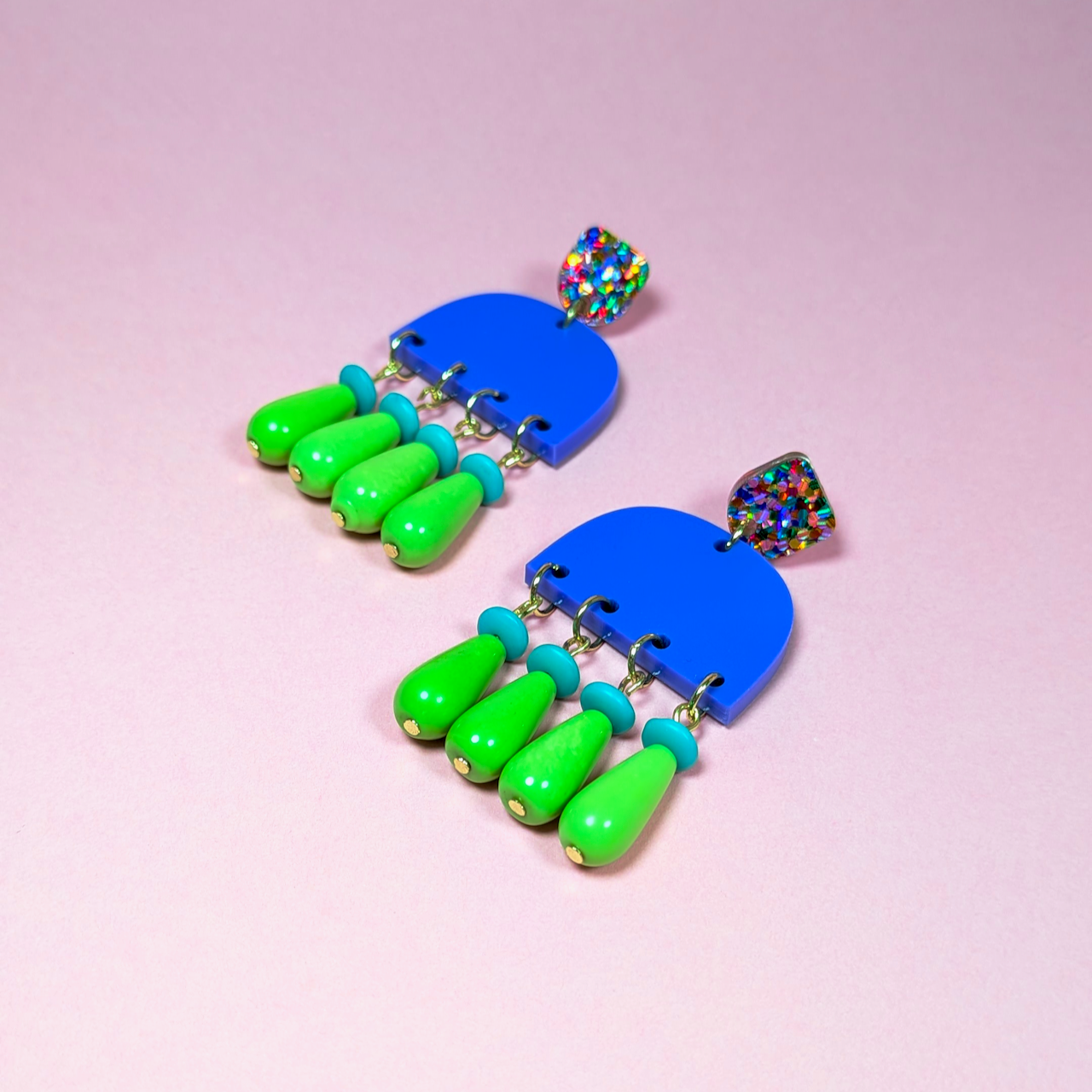 Piper Beaded Tassel Earrings
