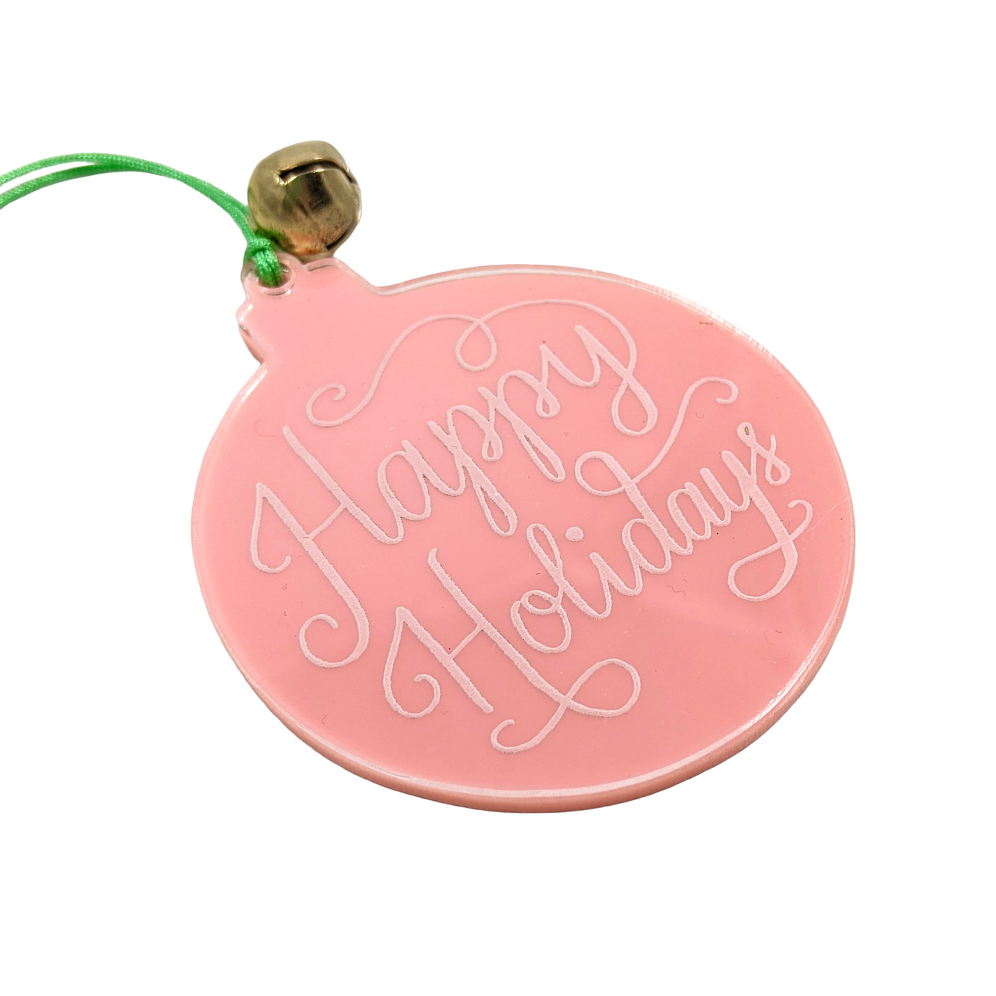 Happy Holidays Acrylic Ornaments