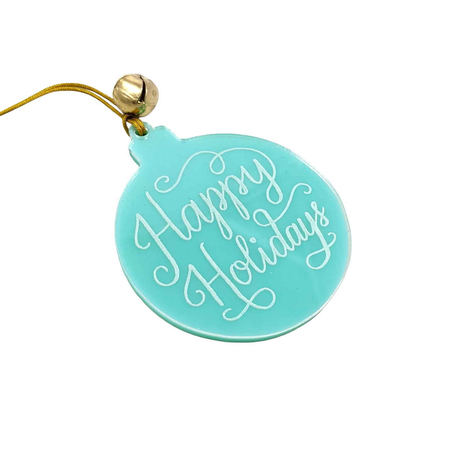 Happy Holidays Acrylic Ornaments